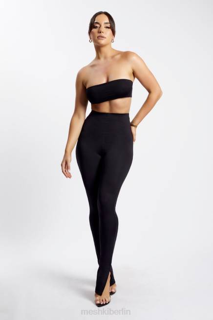 Kleidung Meshki Michelle Leggings mit seitlichem Schlitz Schwarz 2F8B1585