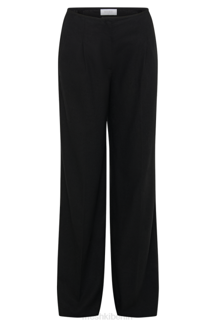 Kleidung Meshki Adina Leinenhose Schwarz 2F8B1266