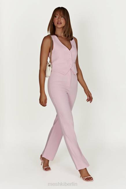 Kleidung Meshki Allanah-Hose mit geradem Bein erröten rosa 2F8B1426