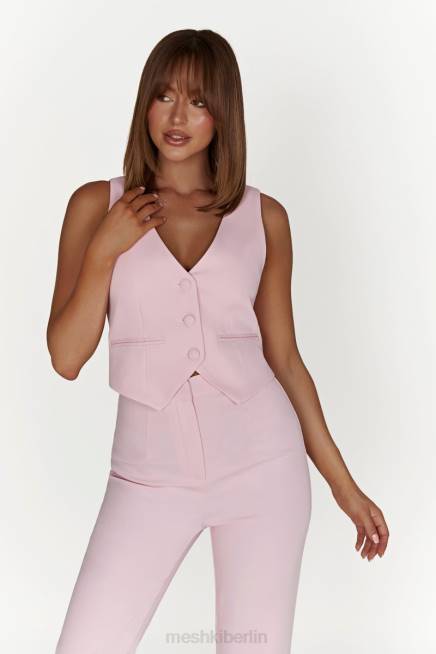 Kleidung Meshki Allanah-Hose mit geradem Bein erröten rosa 2F8B1426