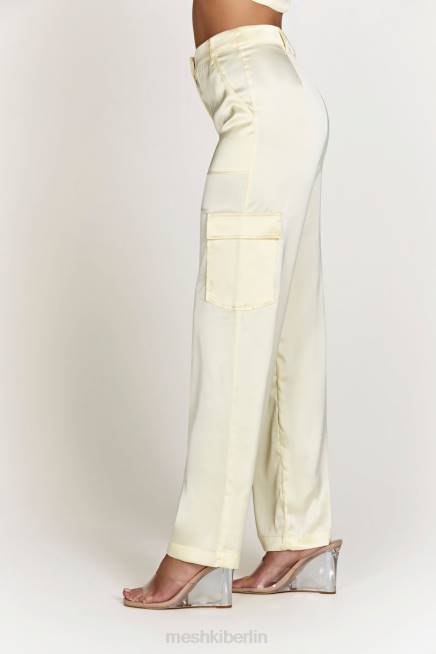 Kleidung Meshki Amaya Satin-Cargohose Knochen 2F8B1511