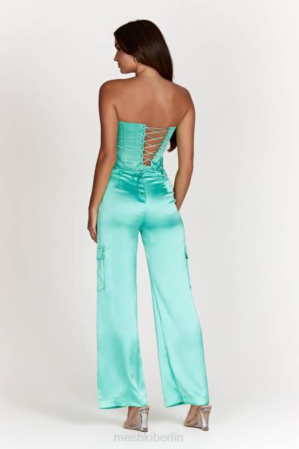 Kleidung Meshki Amaya Satin-Cargohose Minze 2F8B1567