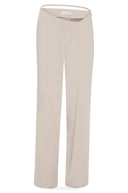 Kleidung Meshki Bahar mittelhohe Hose mit weitem Bein und Trägern Weizen 2F8B1588