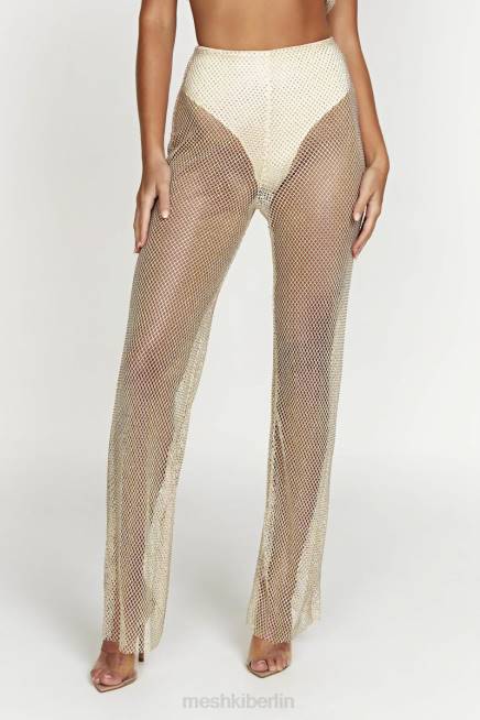 Kleidung Meshki Emerson Diamant-Mesh-Hose Creme 2F8B1262