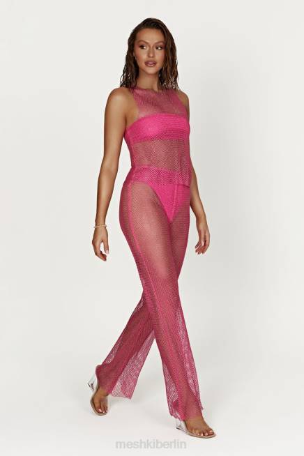 Kleidung Meshki Emerson Diamant-Mesh-Hose Rosa 2F8B1614
