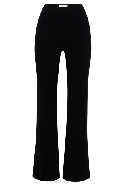 Kleidung Meshki Gänseblümchen-Chiffonhose Schwarz 2F8B1436