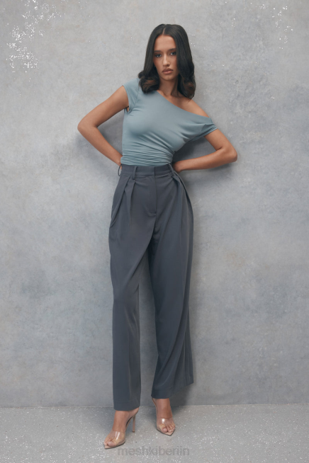 Kleidung Meshki Jemima-Hose mit geradem Bein Holzkohle 2F8B1441