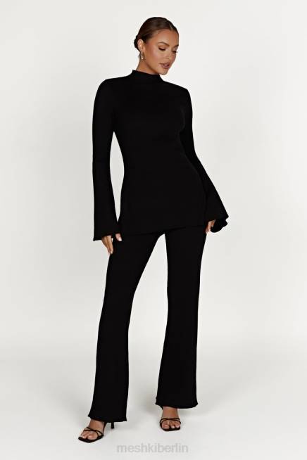 Kleidung Meshki Jovie-Strickhose Schwarz 2F8B1393