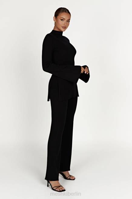 Kleidung Meshki Jovie-Strickhose Schwarz 2F8B1393