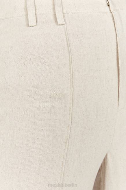 Kleidung Meshki Julie Leinenhose mit weitem Bein natürlich 2F8B1465