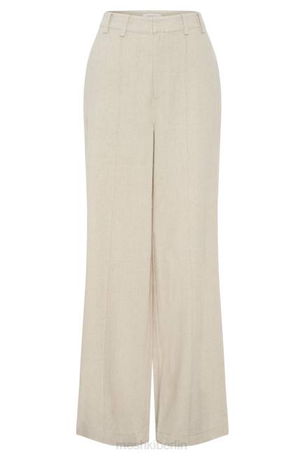 Kleidung Meshki Julie Leinenhose mit weitem Bein natürlich 2F8B1465