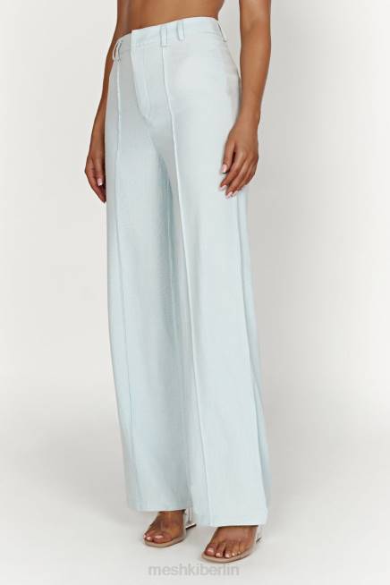 Kleidung Meshki Julie Leinenhose mit weitem Bein puderblau 2F8B1519