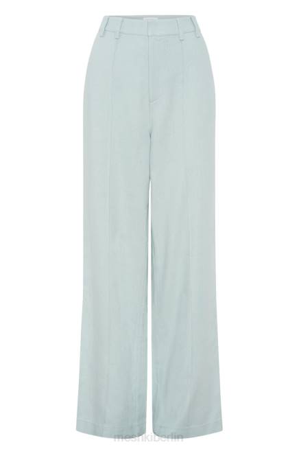 Kleidung Meshki Julie Leinenhose mit weitem Bein puderblau 2F8B1519