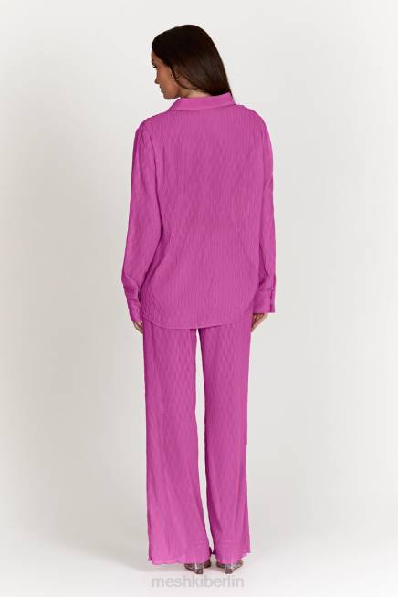 Kleidung Meshki Karla Wave-Faltenhose Rosa 2F8B1472