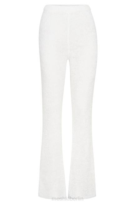 Kleidung Meshki Mary-Strick-Schlaghose Weiß 2F8B1589