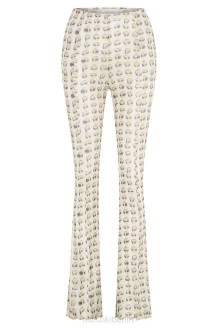Kleidung Meshki Nora Mesh-Hose mit geradem Bein Alien-Druck 2F8B1602