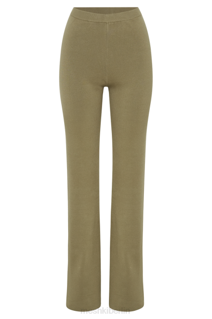 Kleidung Meshki Rosetta-Schlagstrickhose Olive 2F8B1389