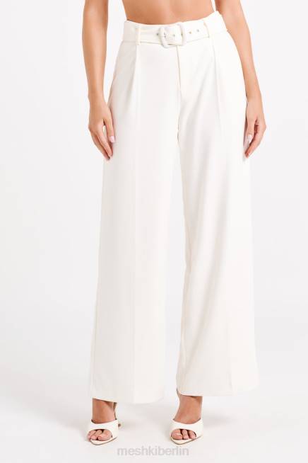 Kleidung Meshki Tenley-Anzughose mit weitem Bein Elfenbein 2F8B1248