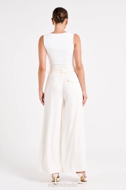 Kleidung Meshki Tenley-Anzughose mit weitem Bein Elfenbein 2F8B1248