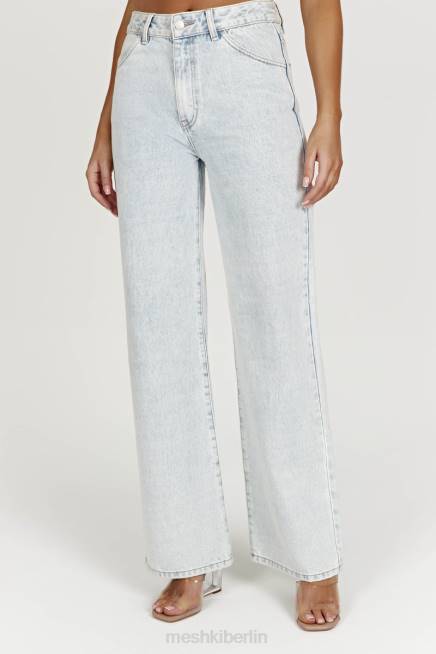 Kleidung Meshki Ainsley-Jeans mit mittlerer Leibhöhe hellblau 2F8B1520