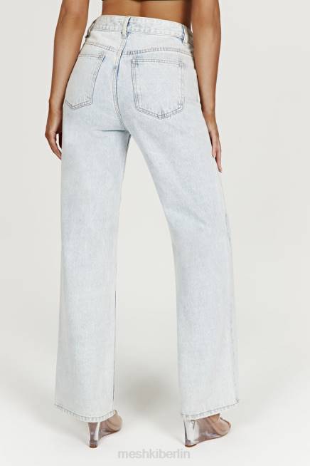 Kleidung Meshki Ainsley-Jeans mit mittlerer Leibhöhe hellblau 2F8B1520