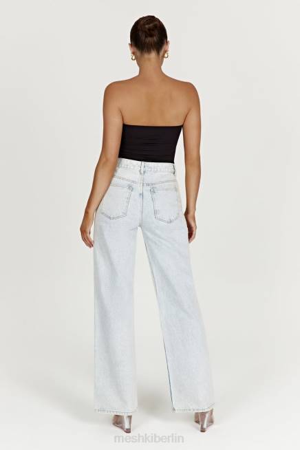 Kleidung Meshki Ainsley-Jeans mit mittlerer Leibhöhe hellblau 2F8B1520