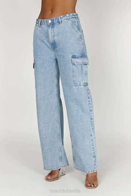 Kleidung Meshki Jagger entspannte Denim-Jeans Mittelblau 2F8B1263