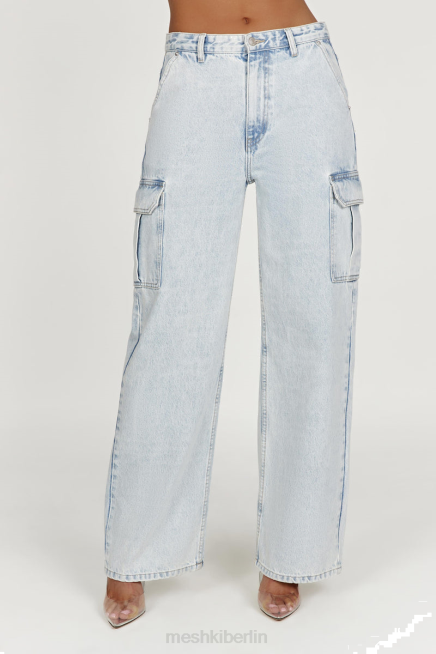 Kleidung Meshki Jagger entspannte Denim-Jeans hellblau 2F8B1323