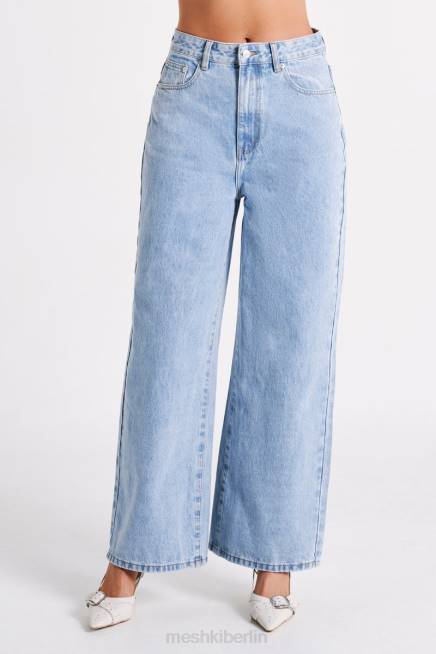 Kleidung Meshki Raben-Baggy-Jeans mittelblaue Waschung 2F8B1243