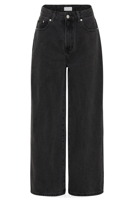 Kleidung Meshki Raben-Baggy-Jeans schwarz gewaschen 2F8B1244