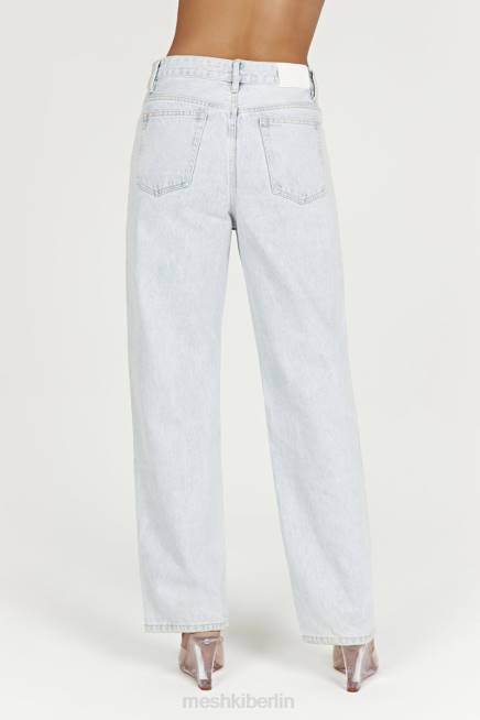 Kleidung Meshki Rumi lässige Low-Rise-Jeans hellblau 2F8B1490