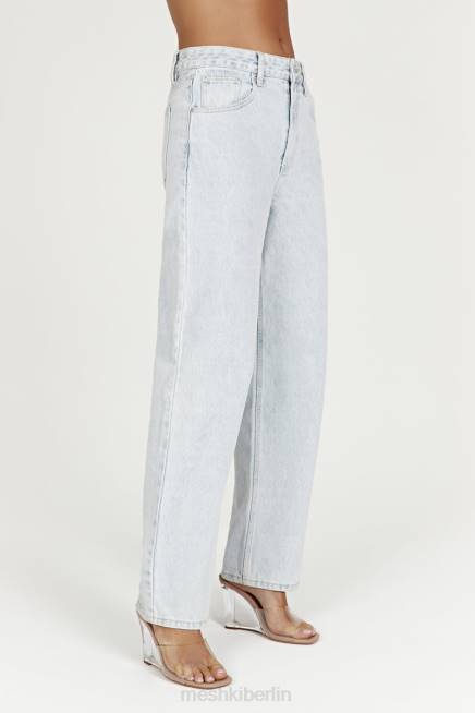 Kleidung Meshki Rumi lässige Low-Rise-Jeans hellblau 2F8B1490