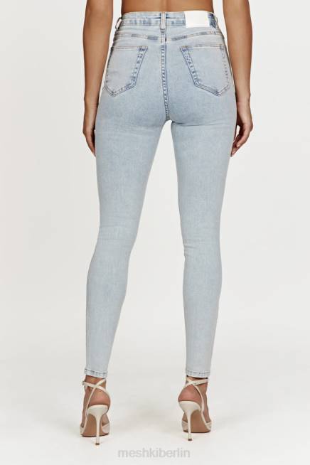 Kleidung Meshki Scout-Denim-Röhrenjeans hellblau 2F8B1392