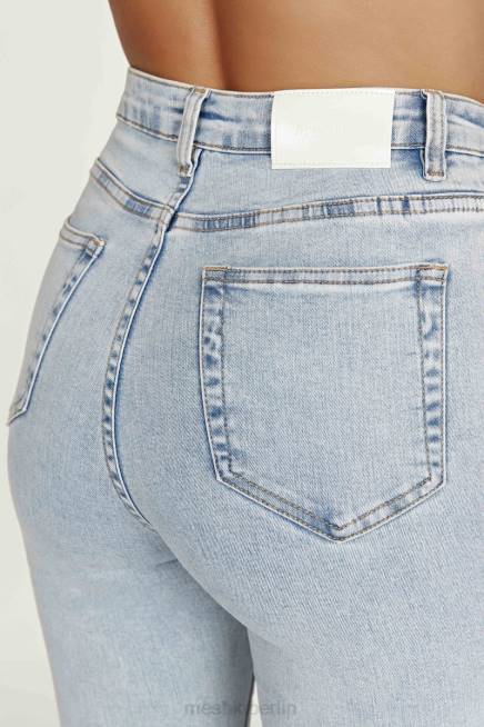 Kleidung Meshki Scout-Denim-Röhrenjeans hellblau 2F8B1392