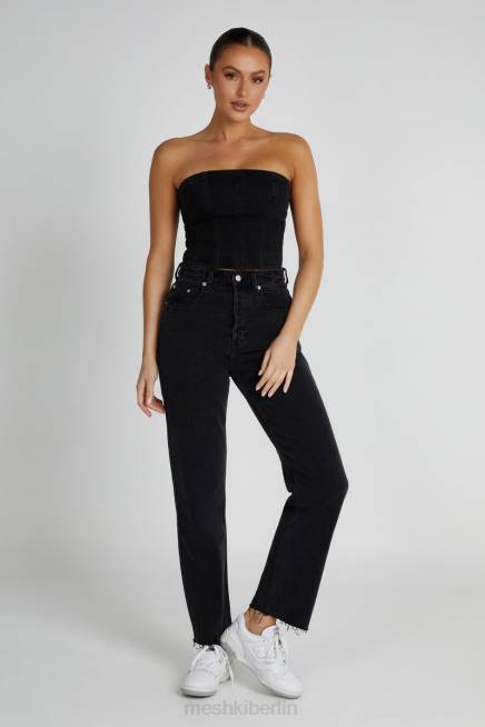 Kleidung Meshki Tina Mama Jeans schwarz gewaschen 2F8B1319