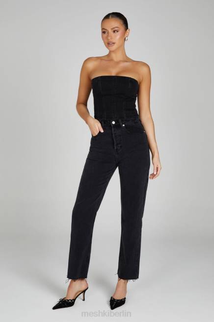 Kleidung Meshki Tina Mama Jeans schwarz gewaschen 2F8B1319