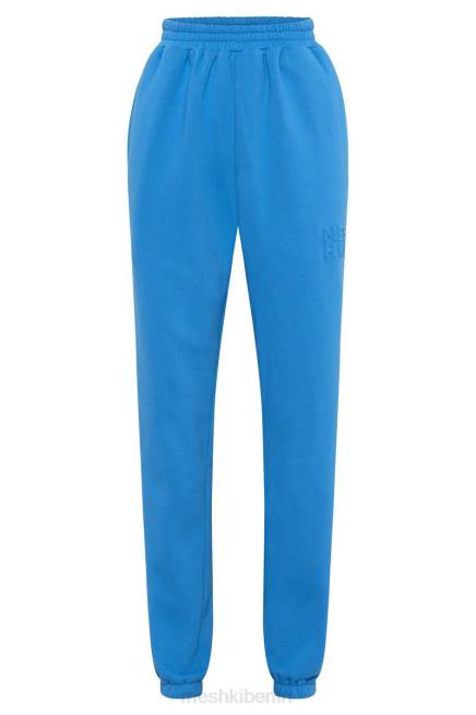 Kleidung Meshki Jogginghose aus Fleece mit Schmirgelprägung Blau 2F8B1604