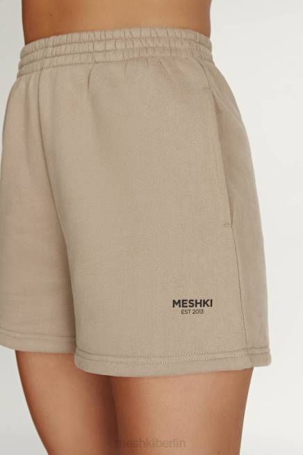 Kleidung Meshki Jude Jogger kurz Zement 2F8B1408