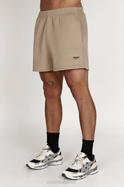 Kleidung Meshki Jude Jogger kurz Zement 2F8B1408