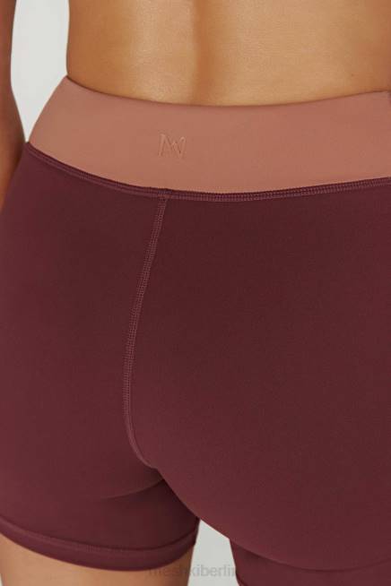Kleidung Meshki Taleah zweifarbige Shorts Mahagoni/Tan 2F8B1467