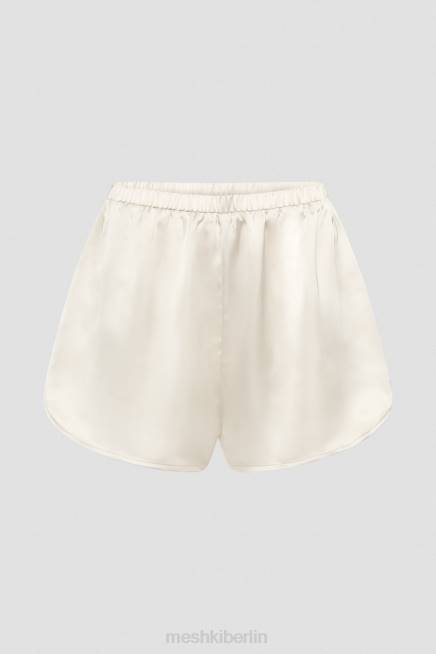 Kleidung Meshki meera Satin-Shorts Elfenbein 2F8B1304
