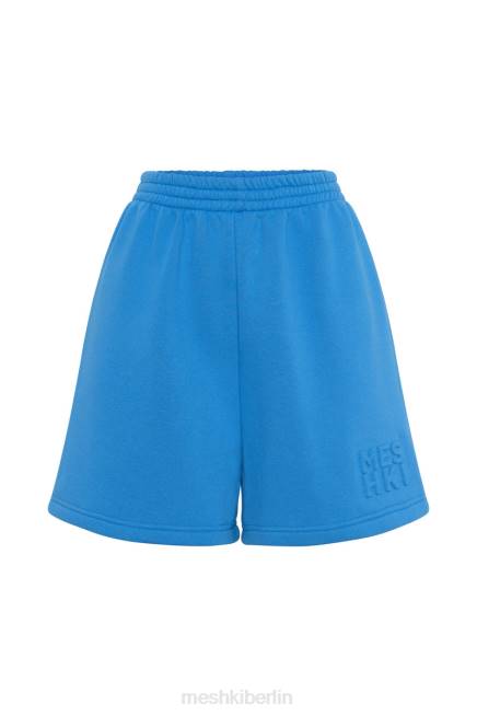 Kleidung Meshki reese geprägte Fleeceback-Shorts Blau 2F8B1611