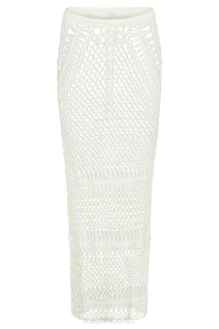 Kleidung Meshki Bonnie Häkel-Maxirock Weiß 2F8B1439