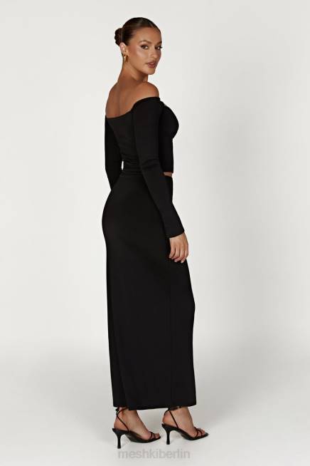 Kleidung Meshki Ceri Maxi-Twist-Rock Schwarz 2F8B1353