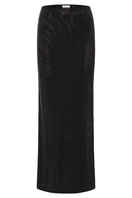 Kleidung Meshki Erika Diamant-Maxirock Schwarz 2F8B1314