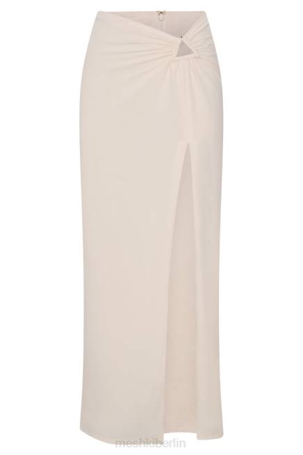 Kleidung Meshki Jacqui Maxirock mit seitlichem Schlitz Knochen 2F8B1575