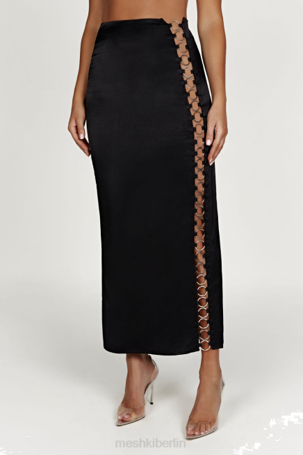 Kleidung Meshki Jaida-Ring-Maxirock Schwarz 2F8B1596