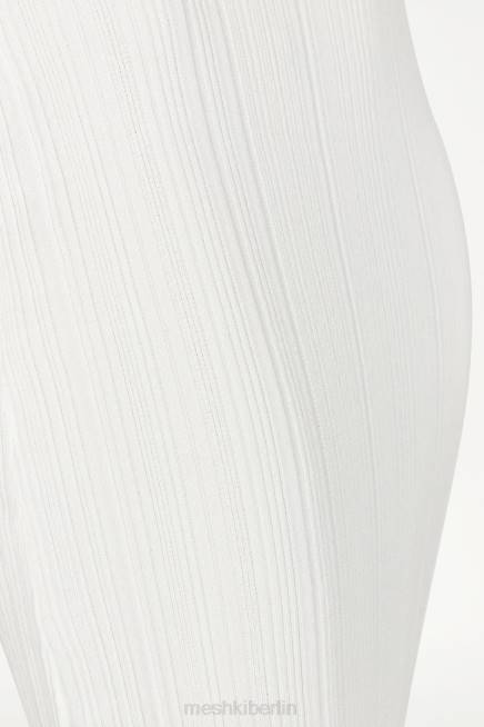 Kleidung Meshki Kennedy-Strickrock mit niedrigem Bund cremefarben 2F8B1612