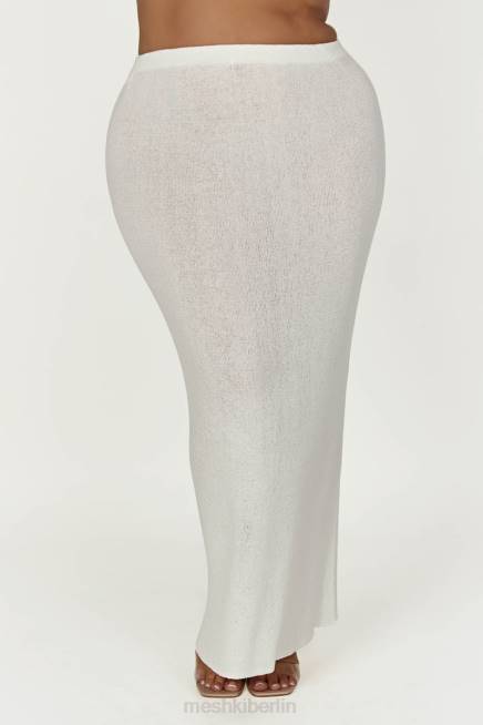 Kleidung Meshki Maribelle-Strick-Maxirock Weiß 2F8B1343