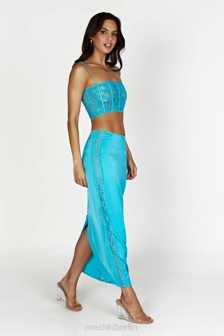 Kleidung Meshki Maxirock aus Bellamy-Spitze Aquamarin 2F8B1540